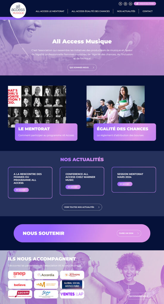 All Access Musique pas d'accueil